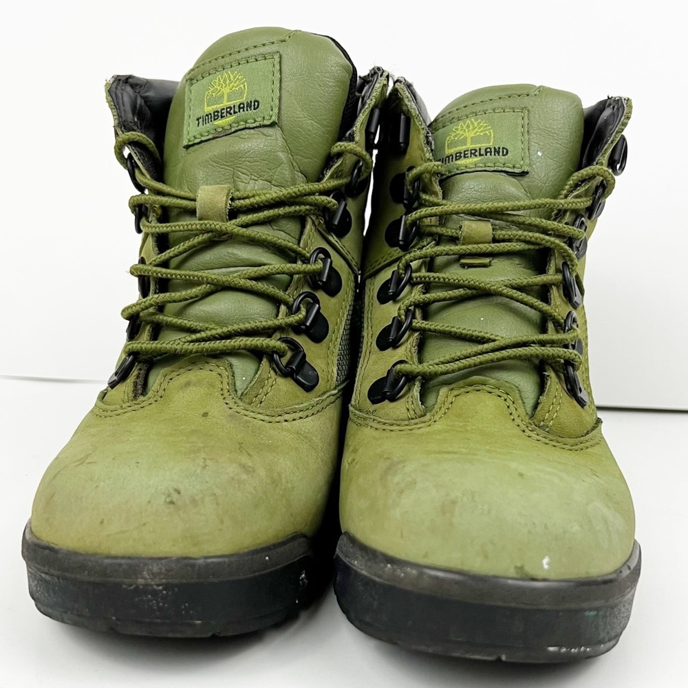 Timberland Boys 6” Field Boots Green Size‎ 3 - Picture 2 of 8